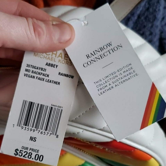 Michael Kors rainbow collection backpack